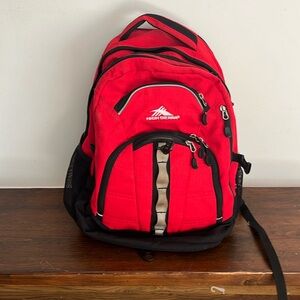 Red High Sierra backpack 2.0